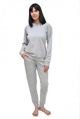 Pijamale Dama, Pijama dama bumbac, cu maneca lunga - Pijama dama bumbac, cu maneca lunga