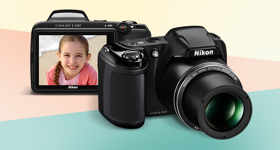 Aparatul foto Nikon Coolpix L340 pe care il poti castiga